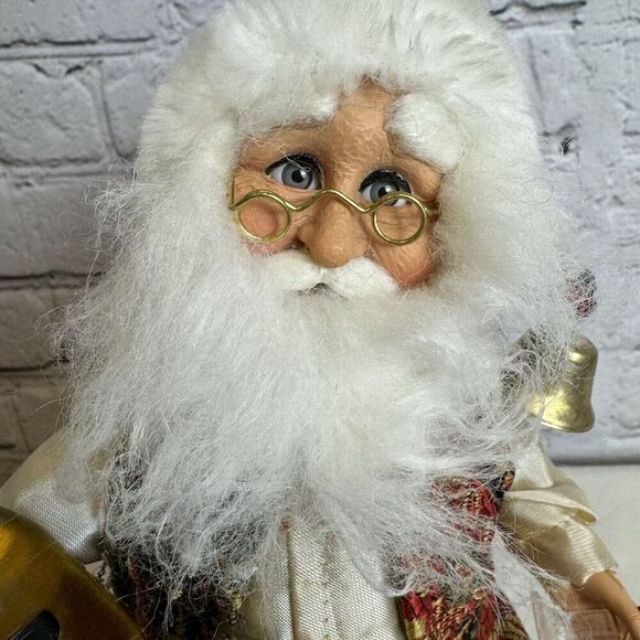 Karen Didion Original Collectible Santa Wine Santa Wine Barrel Grapes EXCELLENT - Picture 7 of 8